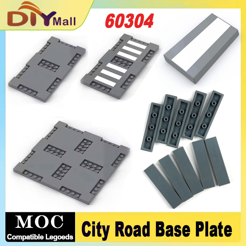 Ceramic Tile Blank - MOC City Road Baseplate Set Flyover