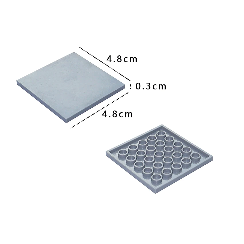 10PCS MOC Assemble Particles 1 - Ceramic Tile Blank ulasan dan harga