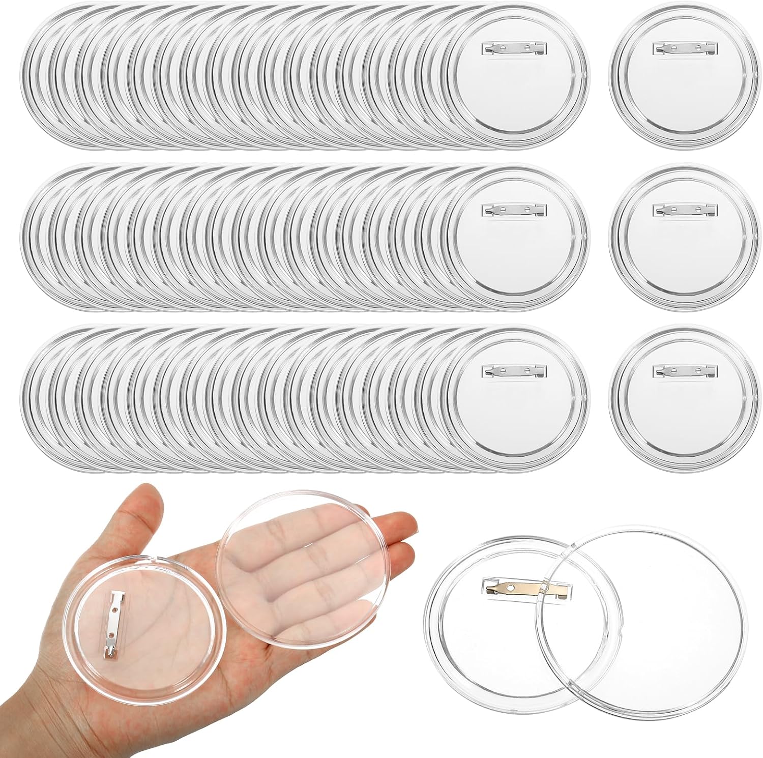 Acrylic Circle Badge Making Ki - Button Badge Blank ulasan dan harga