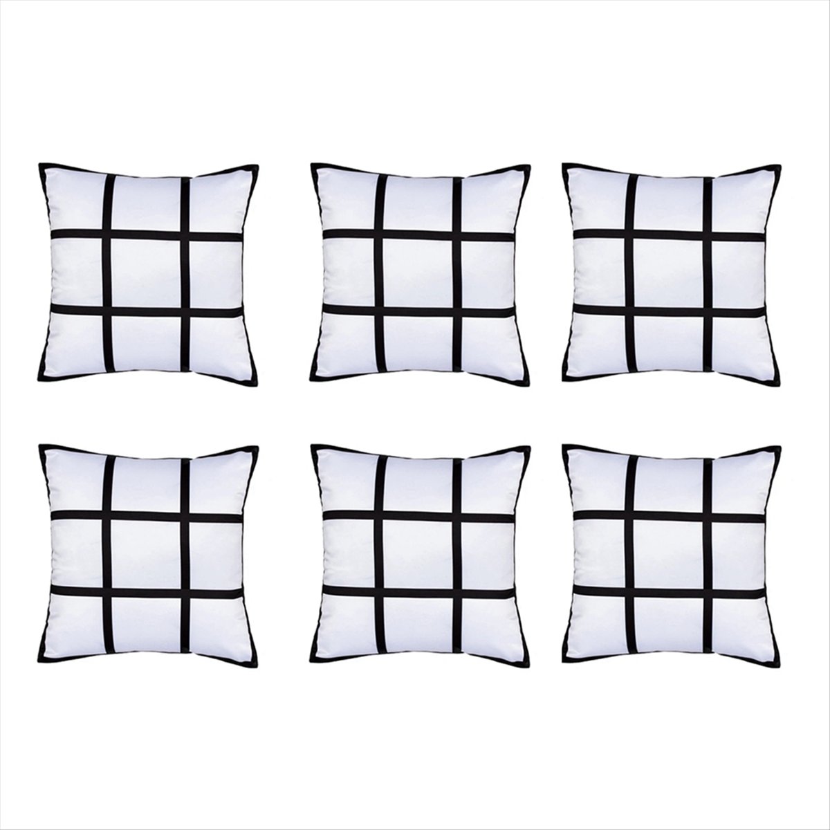 【ABFS】6Pcs Sublimation Blank P - Pillow Cover Sublimation ulasan dan harga