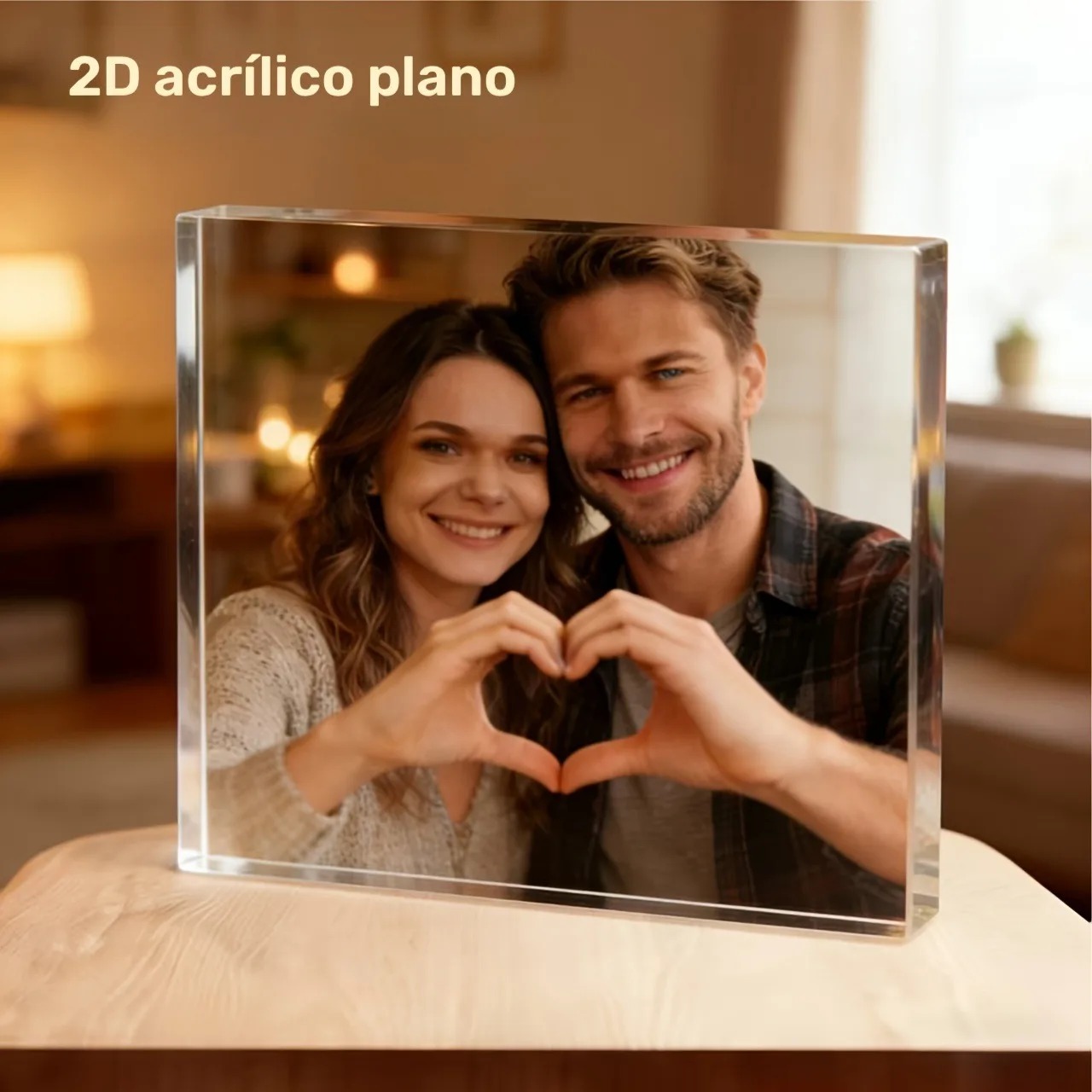 Custom acrylic desktop decorat - Photo Acrylic Block ulasan dan harga