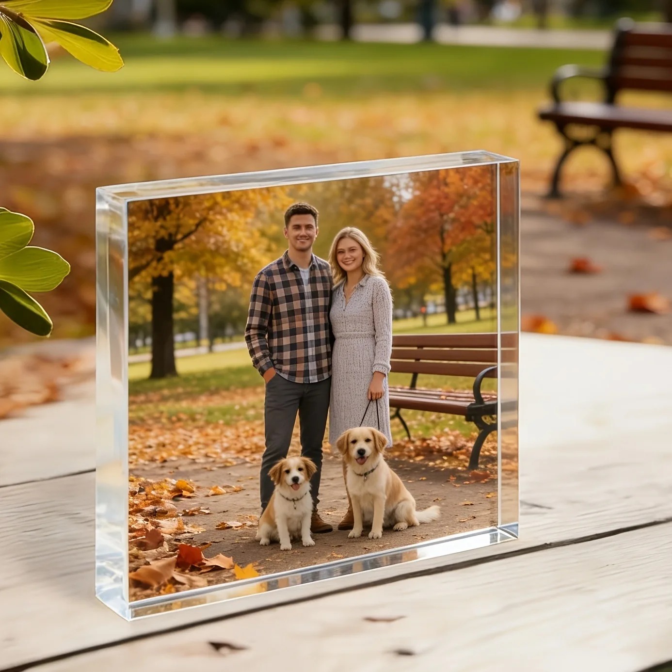 Custom acrylic desktop decorat - Photo Acrylic Block ulasan dan harga