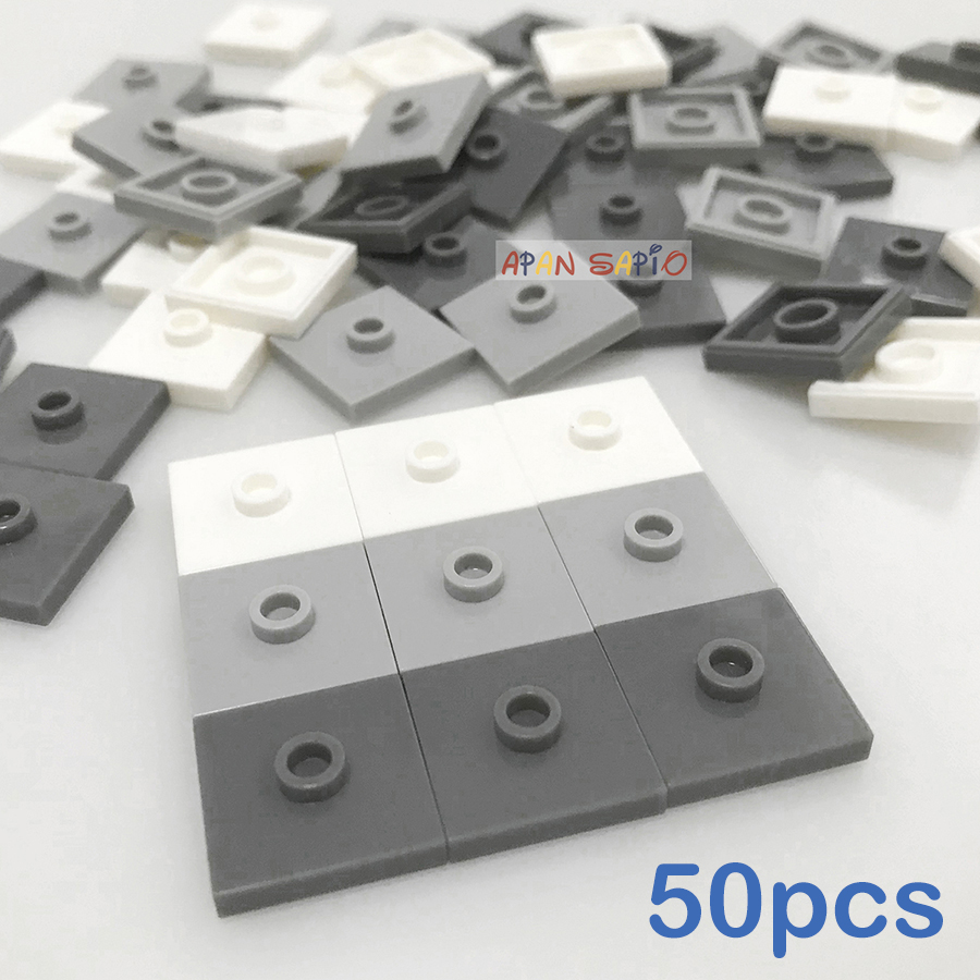 50pcs DIY Building Blocks Conv - Ceramic Tile Blank ulasan dan harga