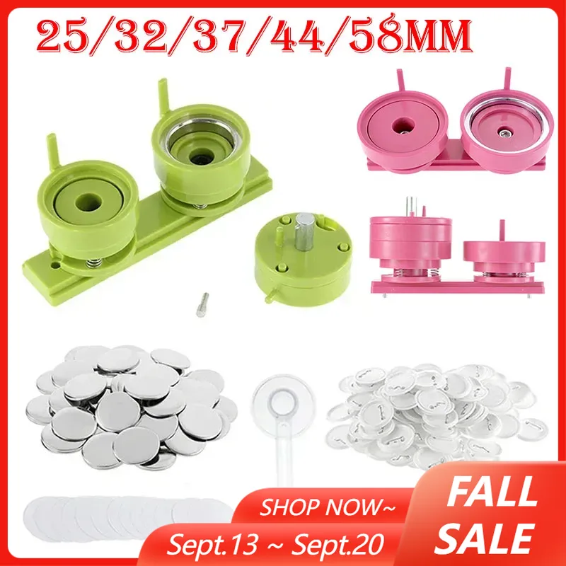 100Sets 25/32/37/44/58mm Badge - Button Badge Blank ulasan dan harga