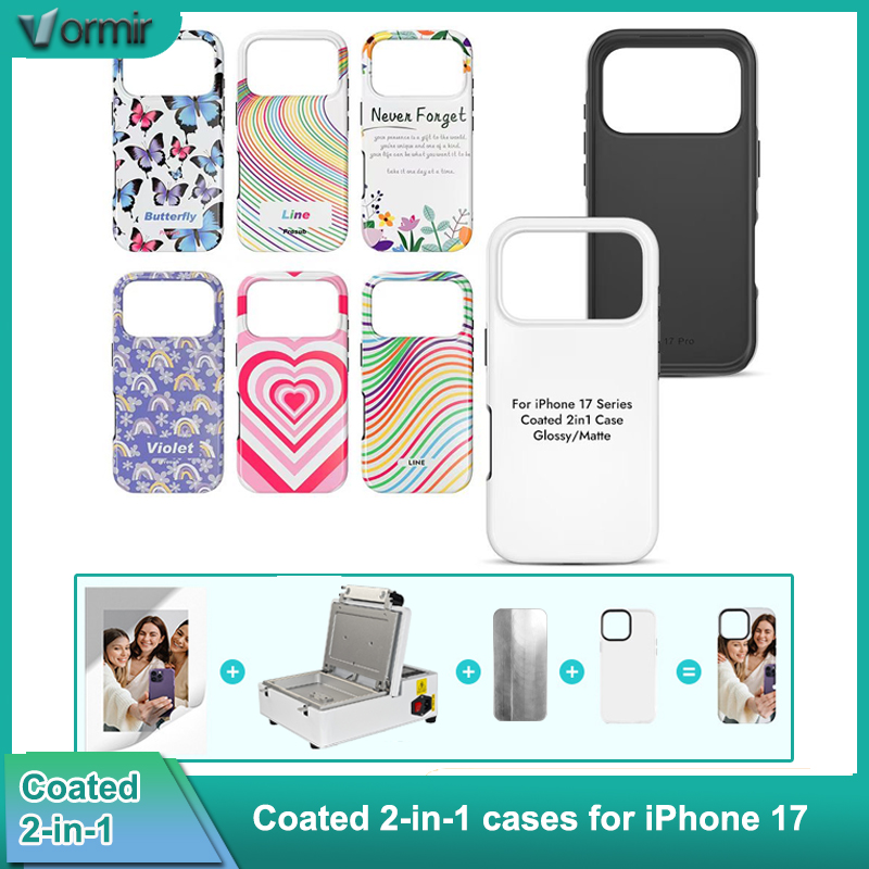 VORMIR 5pcs Coated 2 in 1 Blan - Phone Case Blank Print ulasan dan harga